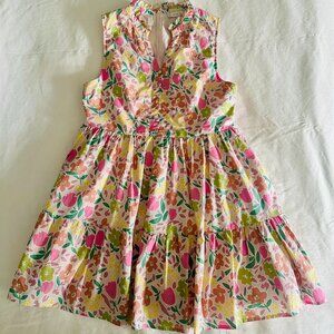 Karli pastel floral sleeveless dress SIZE Large